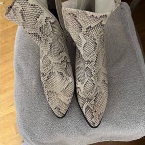 Call It Spring Snakeskin Ankle Booties